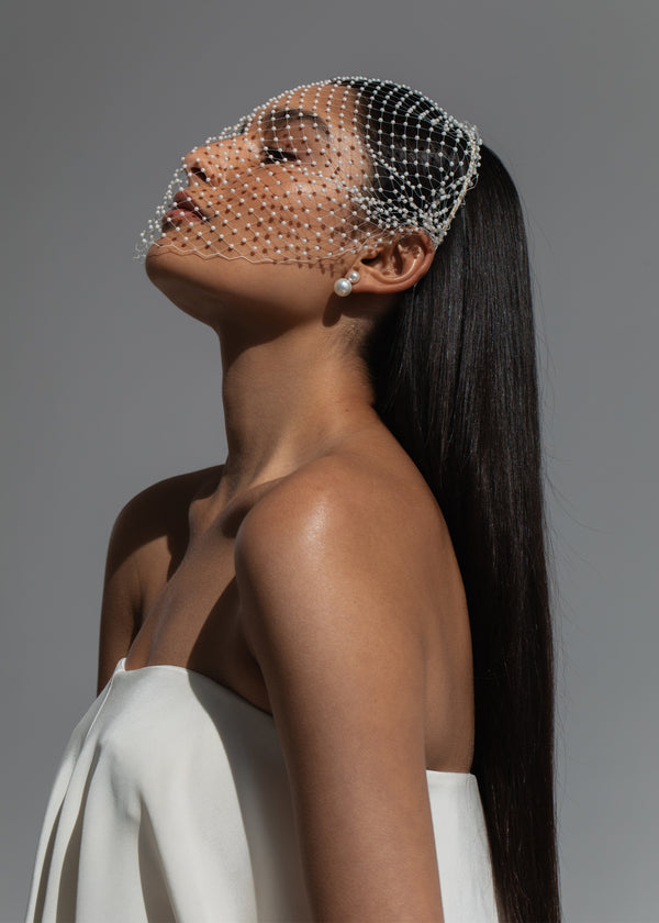 Jennifer Behr Britton Voilette Cream