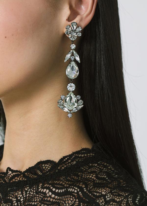 Jennifer Behr Bronwyn Earrings Gunmetal