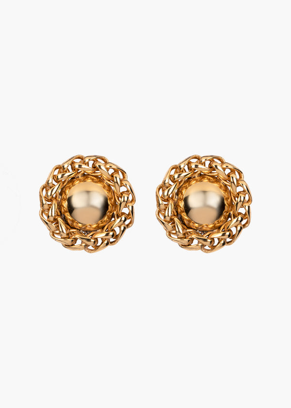 jennifer behr Brooke Studs Gold