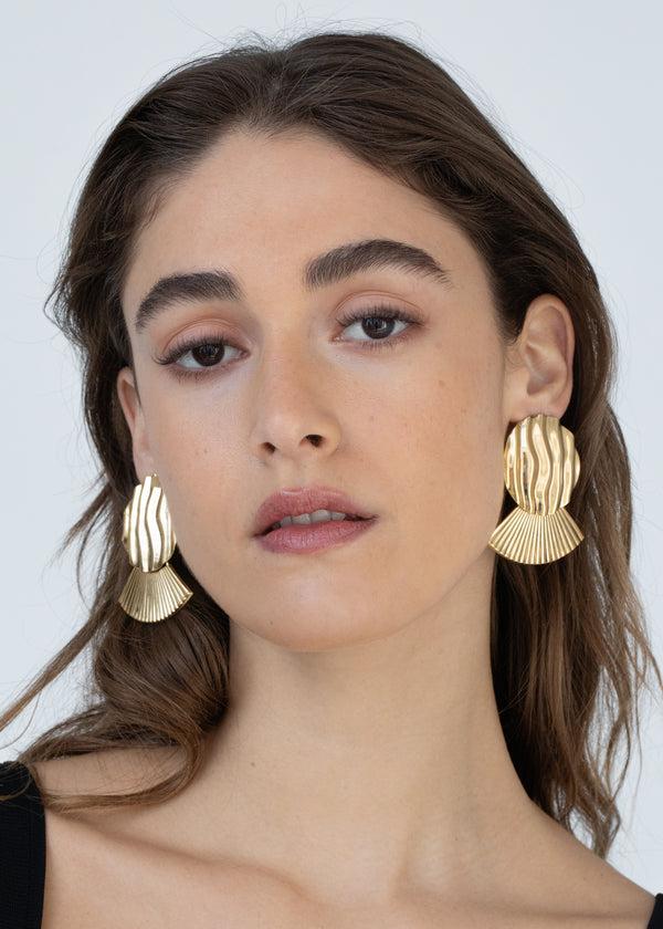 Jennifer Behr Bruna Earrings Gold