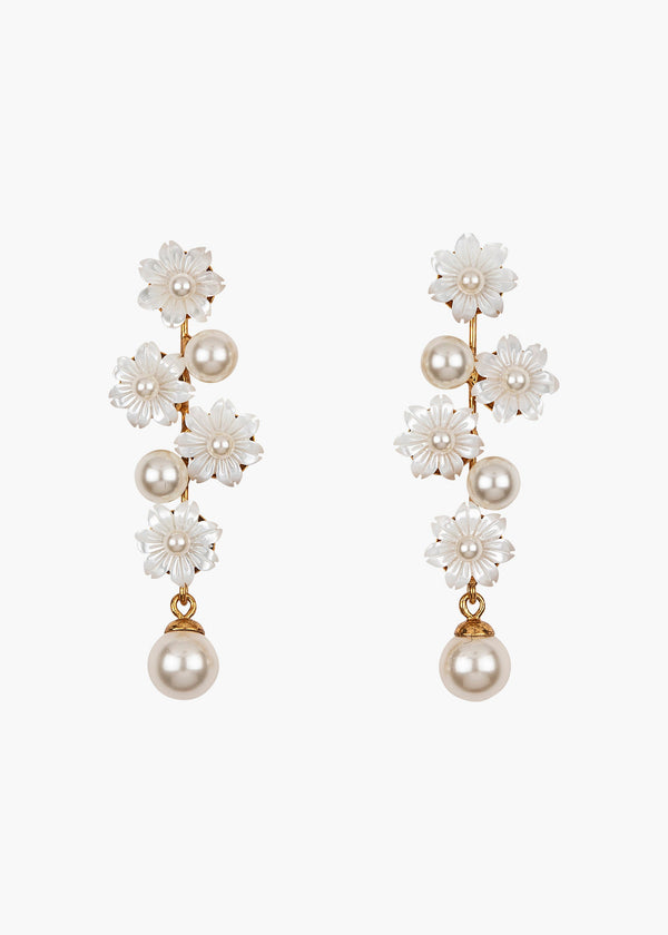 jennifer behr Calissa Earrings Gold