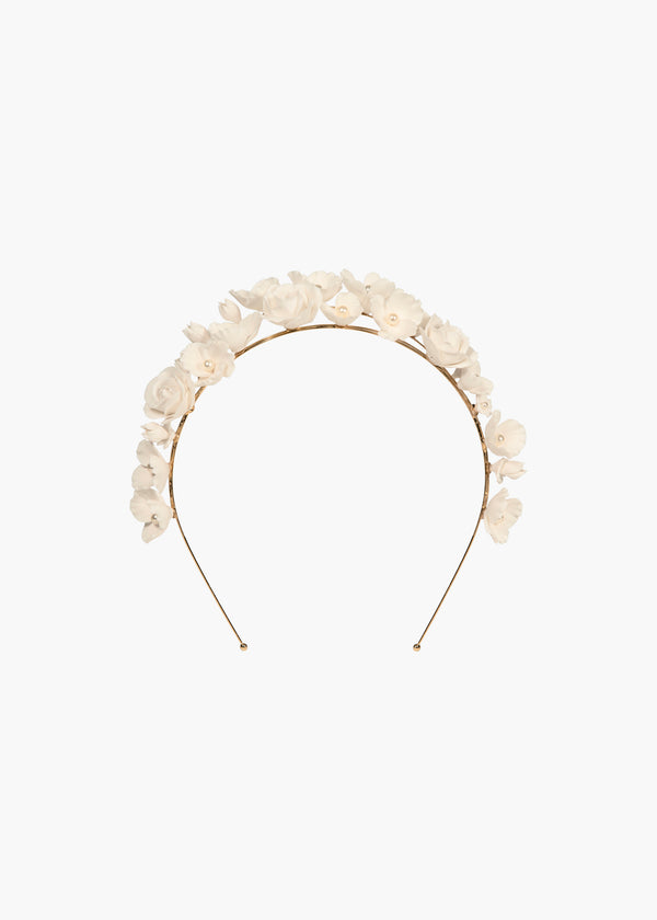 jennifer behr Cameryn Tiara Cream