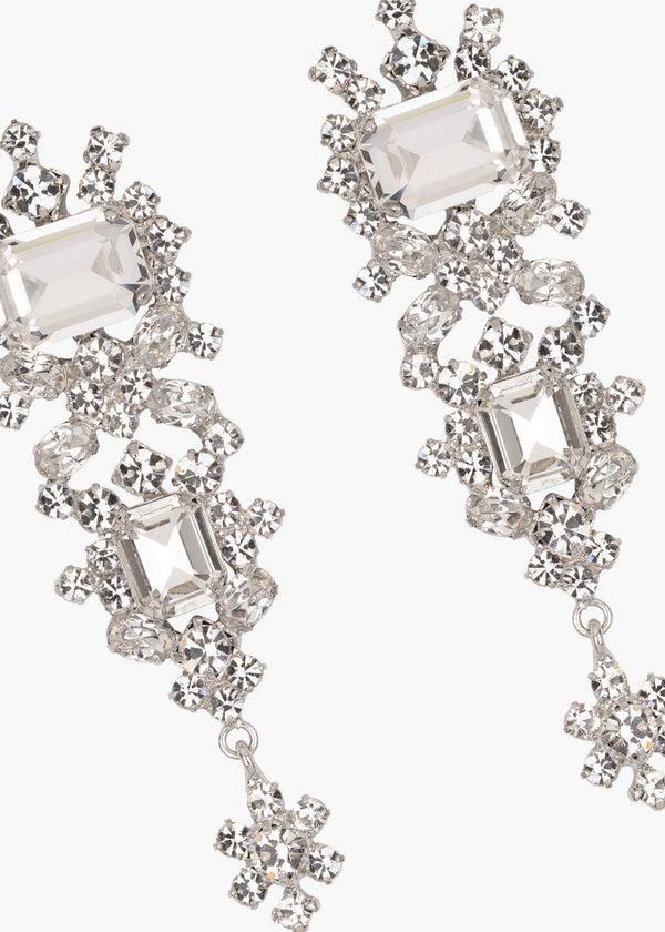 Jennifer Behr Candence Earrings Crystal