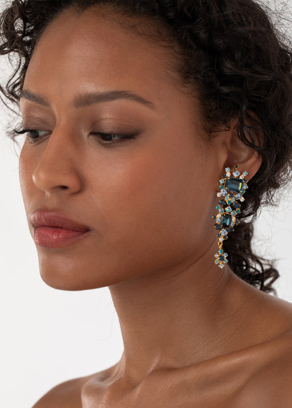 Jennifer Behr Candence Earrings Sapphire