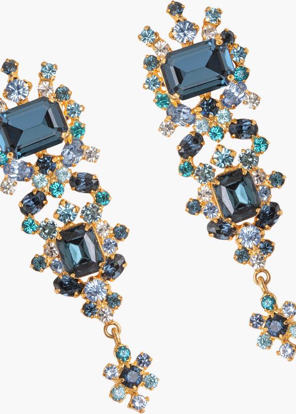 Jennifer Behr Candence Earrings Sapphire