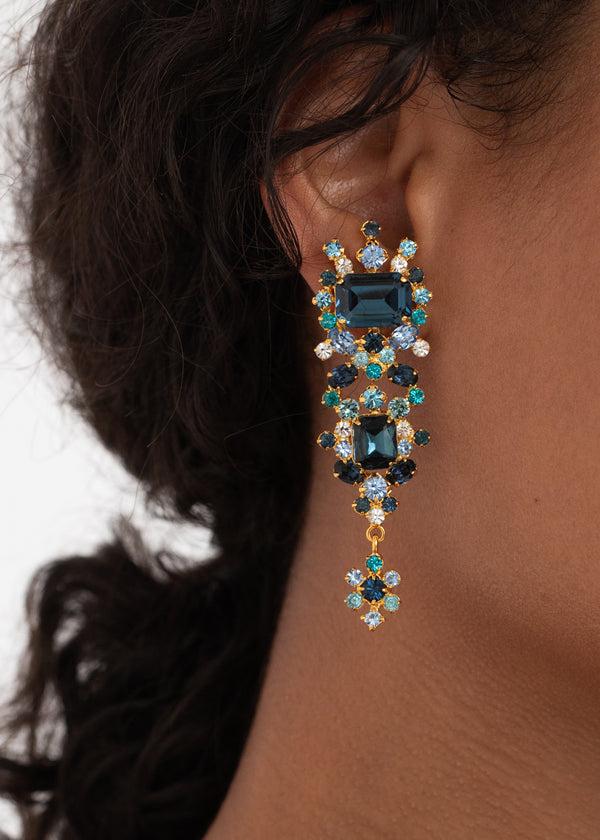 Jennifer Behr Candence Earrings Sapphire