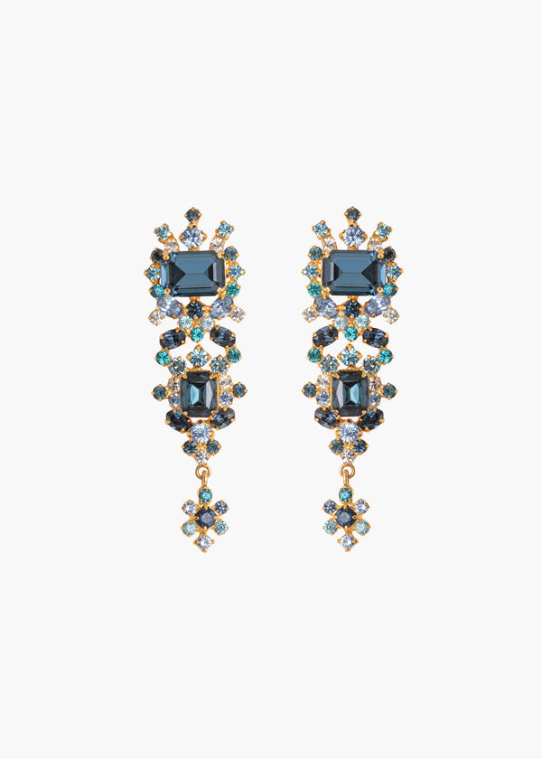 jennifer behr Candence Earrings Sapphire