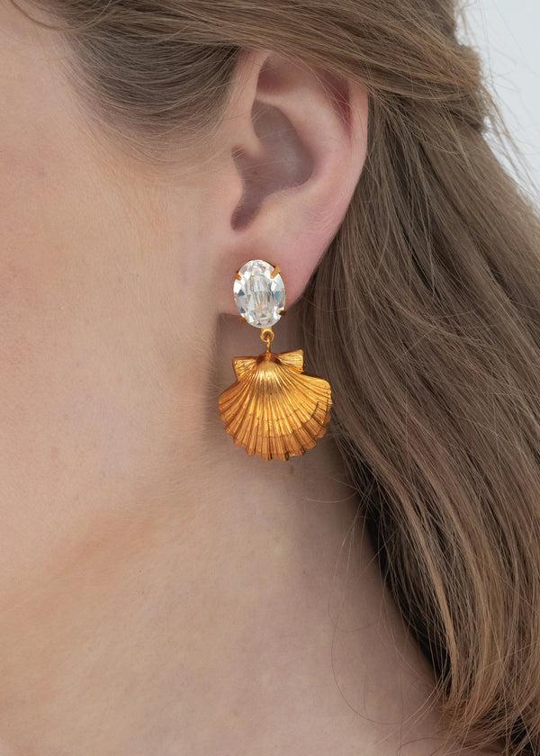 Jennifer Behr Capesante Earrings Diamond