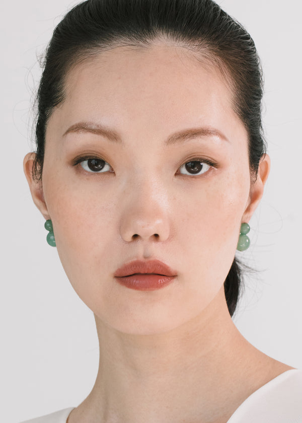 Jennifer Behr Cara Earrings Aventurine