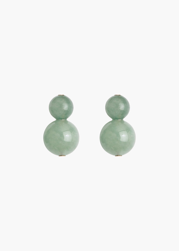jennifer behr Cara Earrings Aventurine