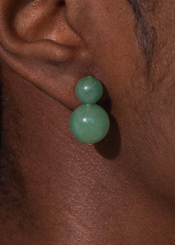 Jennifer Behr Cara Earrings Aventurine