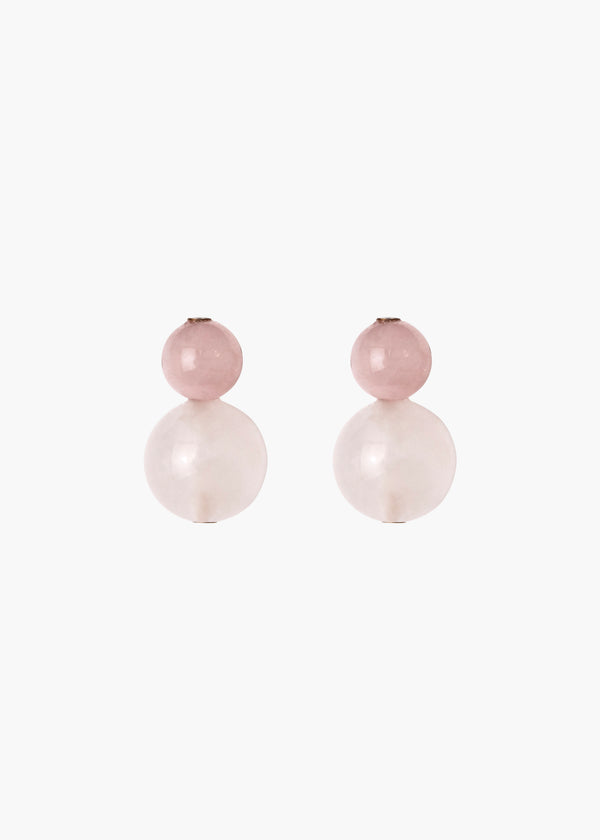 jennifer behr Cara Earrings Rose Quartz