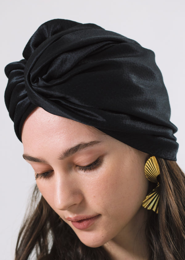 Jennifer Behr Caracas Turban Black