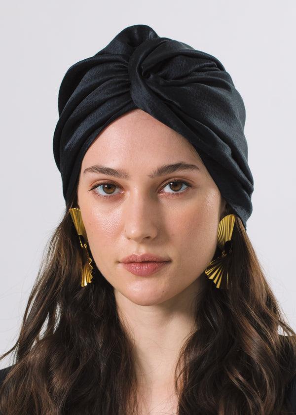 Jennifer Behr Caracas Turban Black