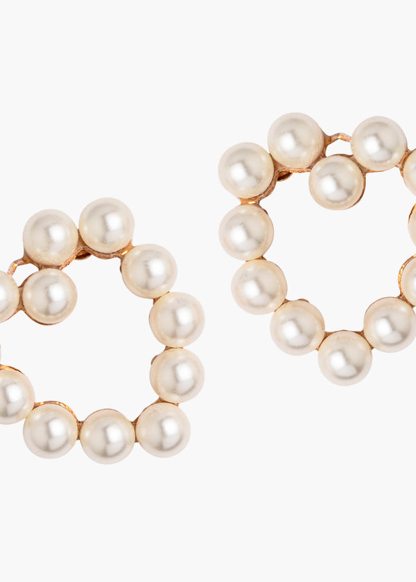 Jennifer Behr Carly Earrings Pearl