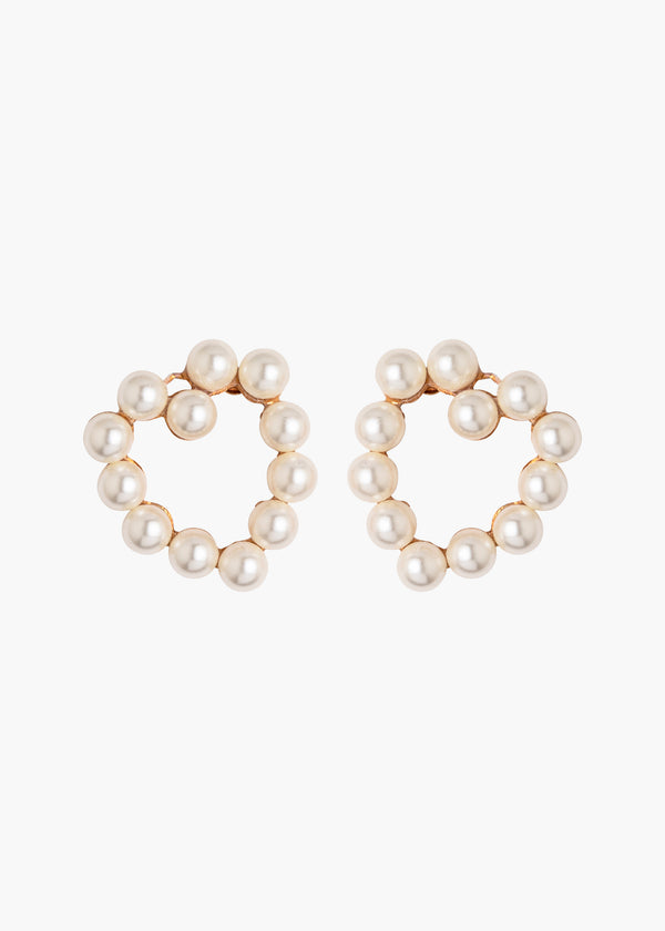 jennifer behr Carly Earrings Pearl