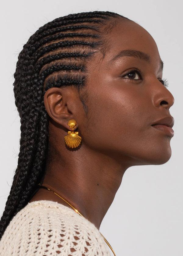 Jennifer Behr Caspian Earrings Gold