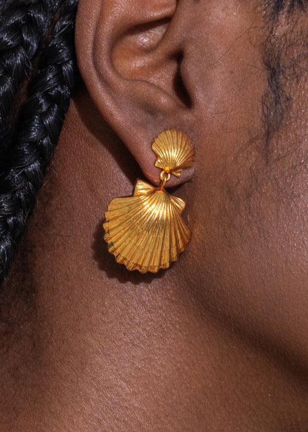 Jennifer Behr Caspian Earrings Gold