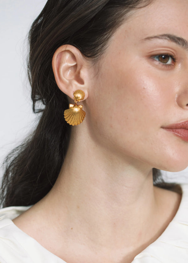 Jennifer Behr Caspian Earrings Gold