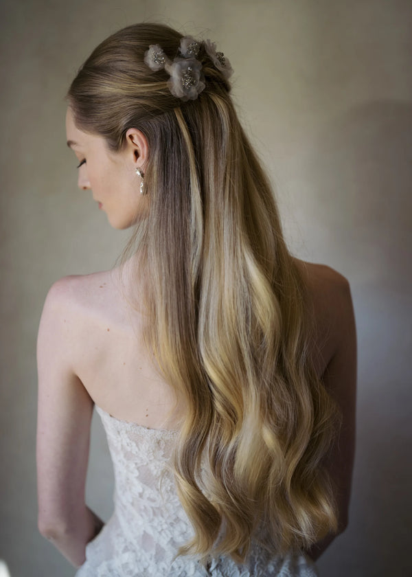 Jennifer Behr Chantrell Bobby Pin Set Cream