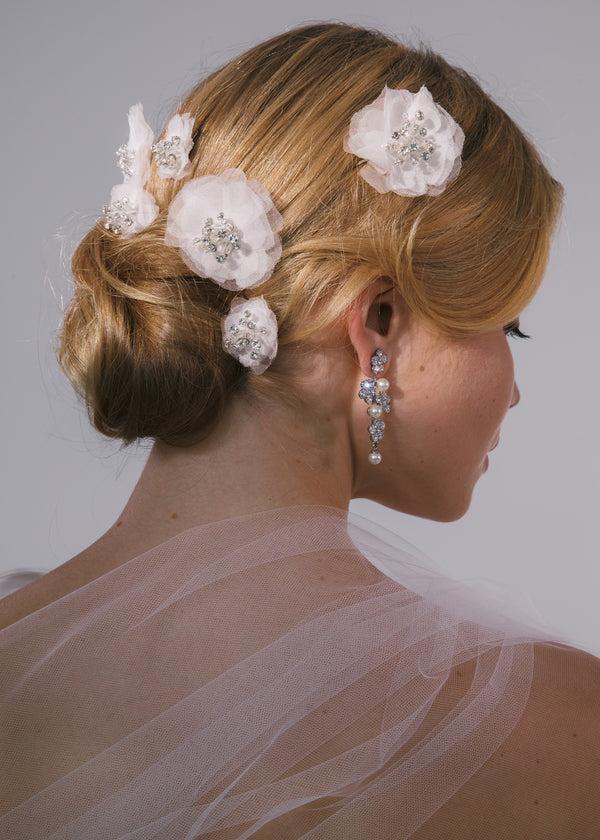 Jennifer Behr Chantrell Bobby Pin Set Cream