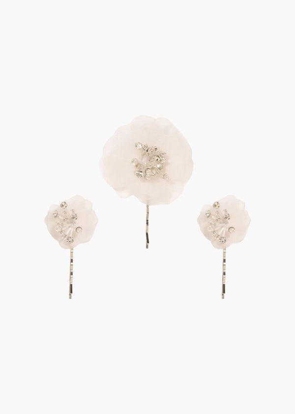 jennifer behr Chantrell Bobby Pin Set Cream