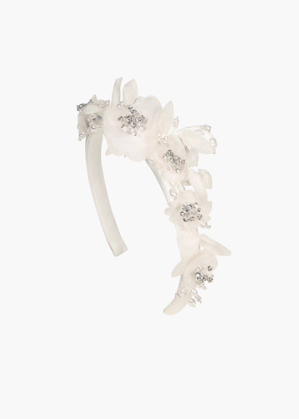 jennifer behr Chantrell Headband Cream