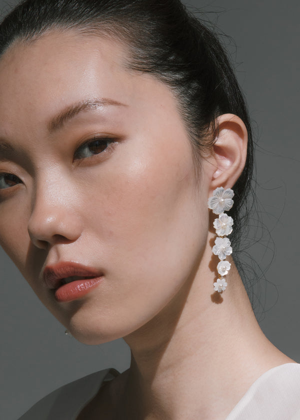 Jennifer Behr Chelsey Earrings Mother Of Pearl