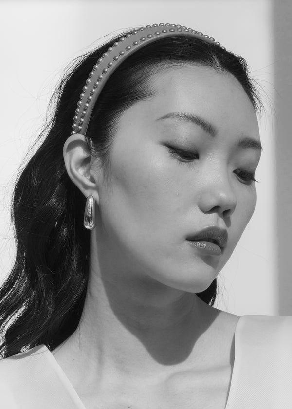 Jennifer Behr Chereen Headband Cream Gold