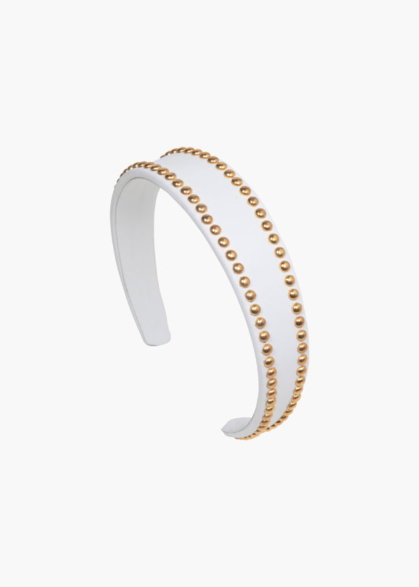 jennifer behr Chereen Headband Cream Gold