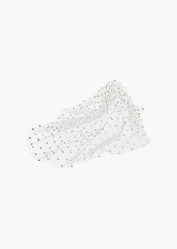 jennifer behr Chiara Veil Pearl