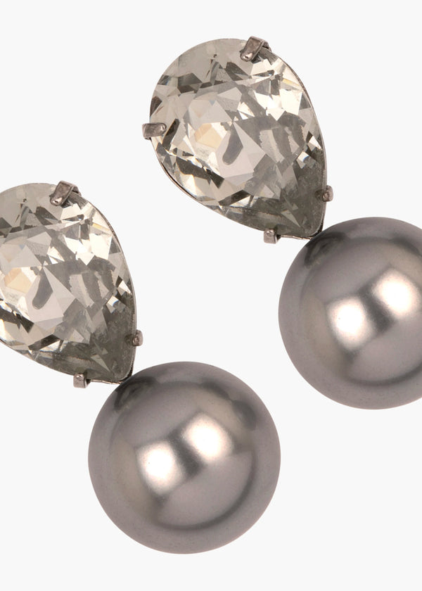 Jennifer Behr Cimone Earrings Black Diamond