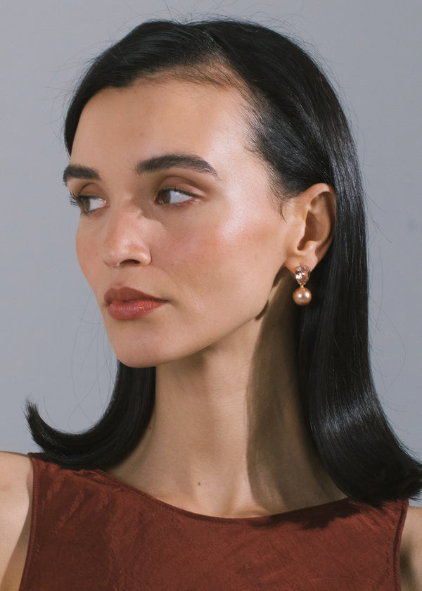 Jennifer Behr Cimone Earrings Rose