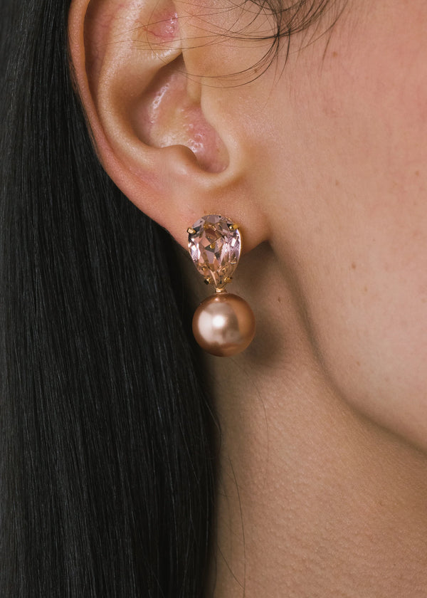 Jennifer Behr Cimone Earrings Rose