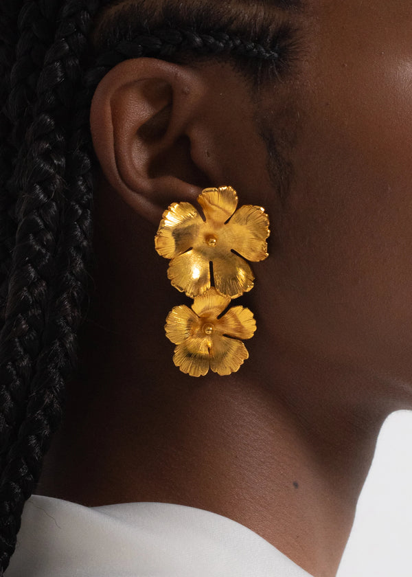 Jennifer Behr Collette Earrings Gold