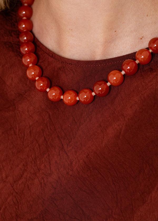 Jennifer Behr Corisande Necklace Carnelian