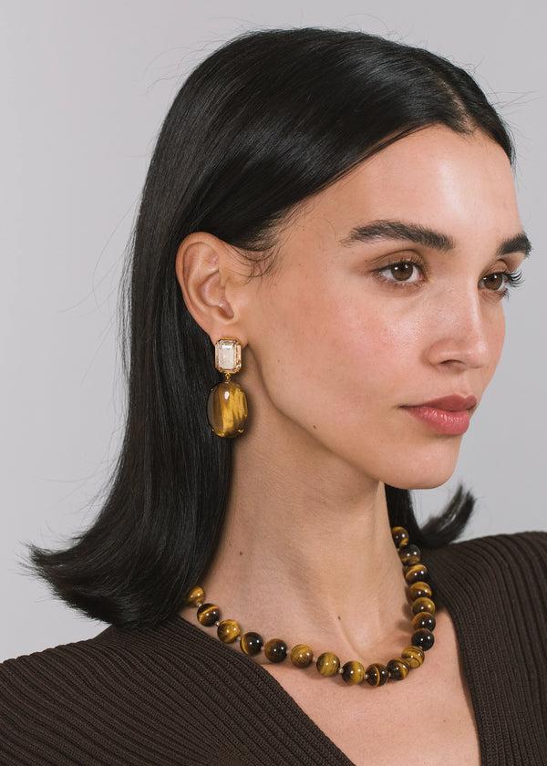 Jennifer Behr Corisande Necklace Tigers Eye