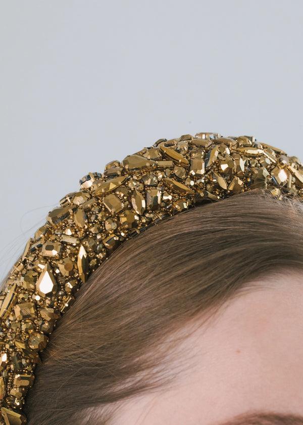 Jennifer Behr Czarina Headband Dorado