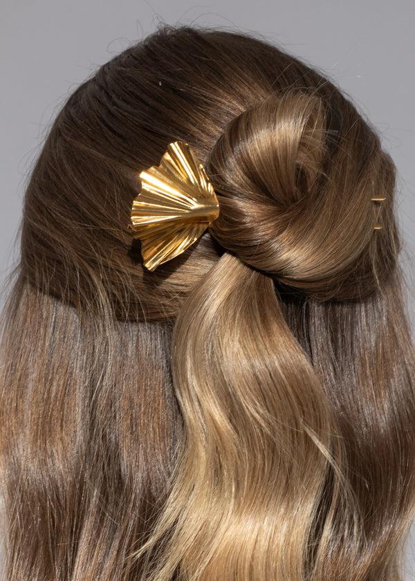 Jennifer Behr Danu Hairpin Gold