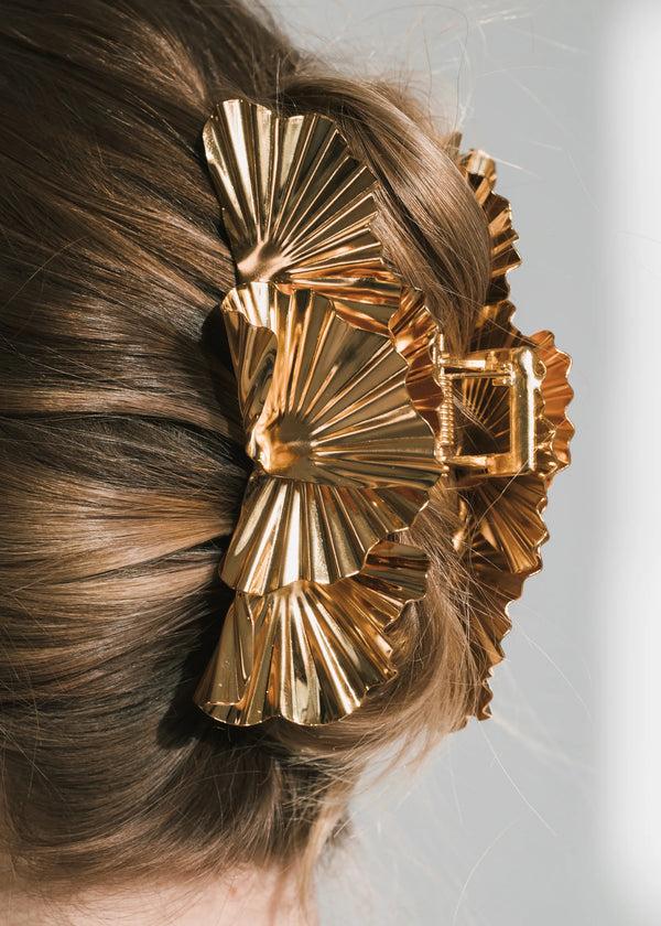 Jennifer Behr Danu Jaw Clip Gold