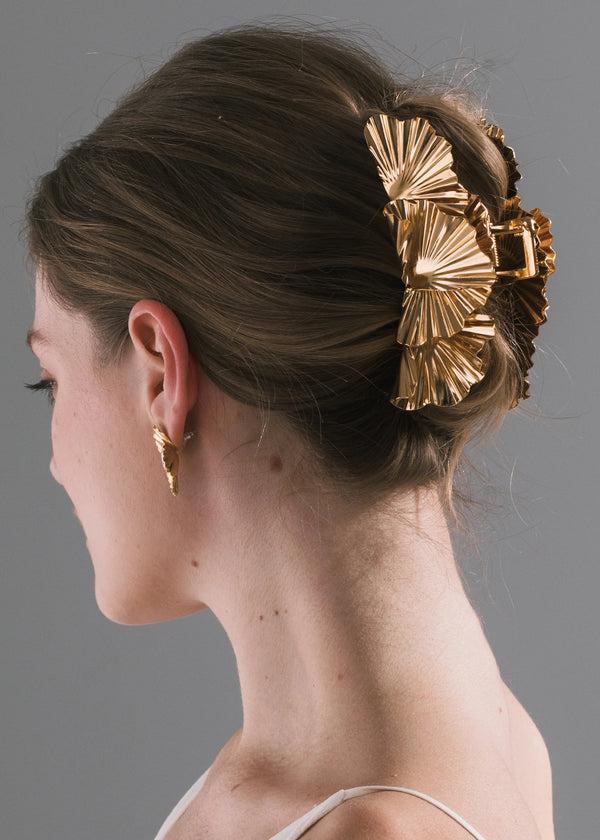 Jennifer Behr Danu Jaw Clip Gold