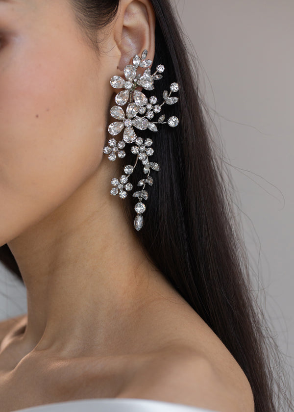 Jennifer Behr Darianna Earrings Crystal