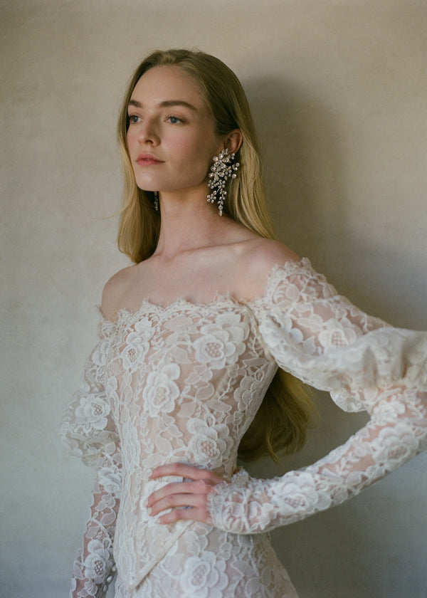 Jennifer Behr Darianna Earrings Crystal