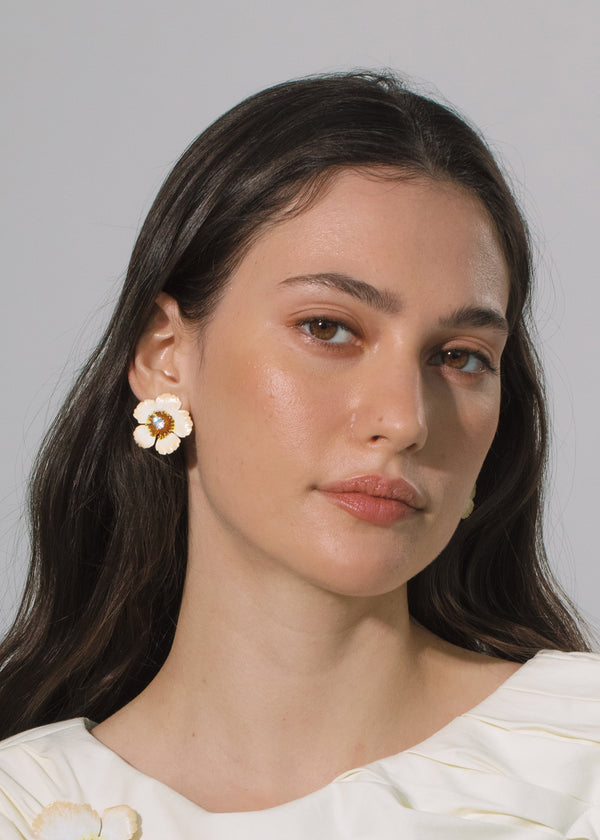 Jennifer Behr Deb Earrings Champagne
