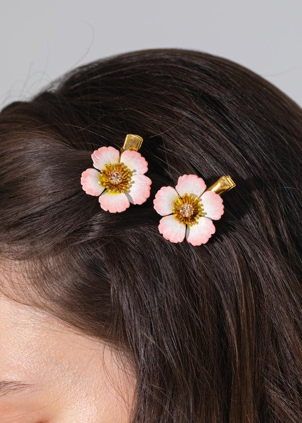 Jennifer Behr Debbie Hair Clips Blush