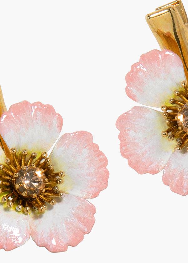 Jennifer Behr Debbie Hair Clips Blush