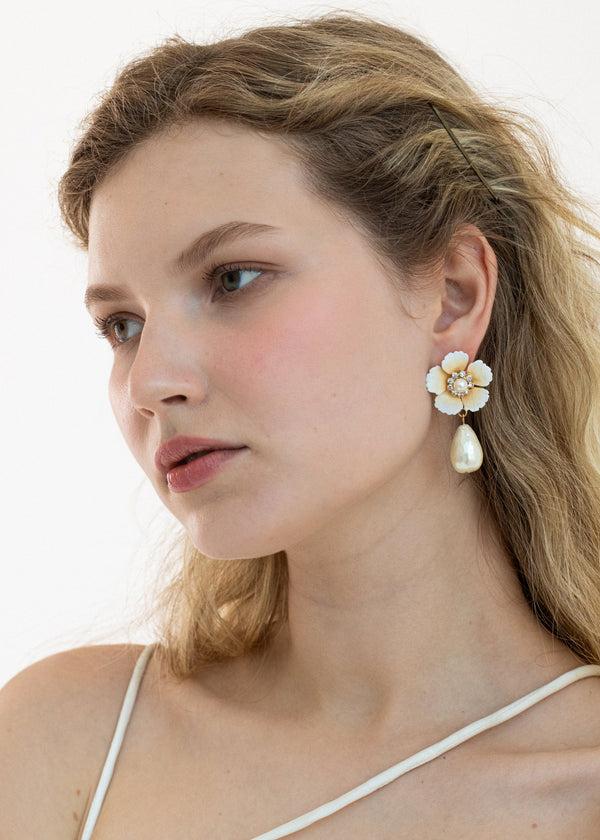 Jennifer Behr Deborah Earrings Champagne