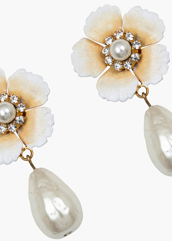 Jennifer Behr Deborah Earrings Champagne
