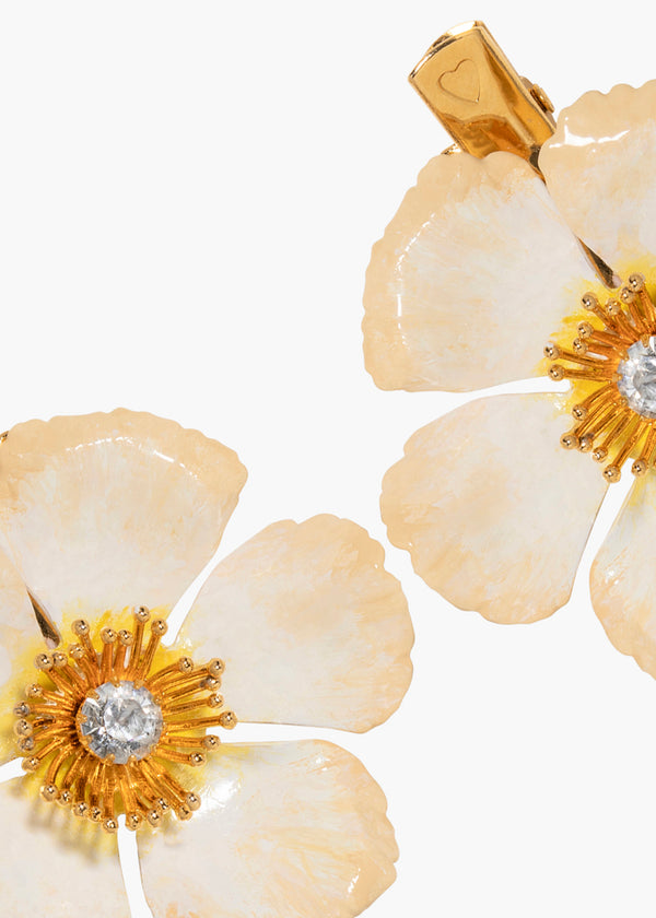 Jennifer Behr Debreanna Hair Clips Champagne