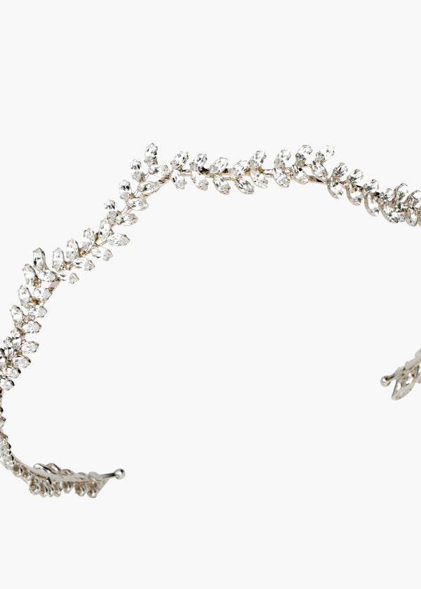 Jennifer Behr Delicate Vine Tiara Crystal